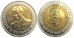 10 baht (25 Congreso Scout Asia-Pacífico) from Thailand