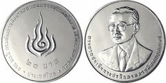20 baht (60th Anniversary - Renewable Energy Department) from Thailand
