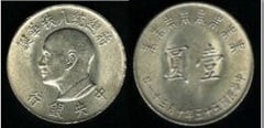 1 dólar (1 yuan) (80 Aniversario Chiang Kai-Shek) from Taiwan