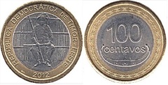 100 centavos from Timor-Leste