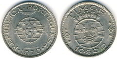 10 escudos from Timor Portuguese