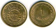 1 escudo from Timor Portuguese