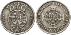 60 centavos from Timor Portuguese