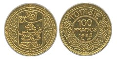 100 francs from Tunisia