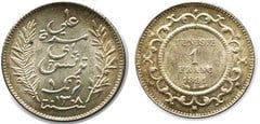 1 franc from Tunisia
