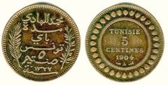 5 centimes from Tunisia
