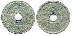 25 centimes from Tunisia