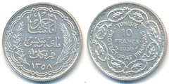 10 francs from Tunisia
