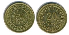 20 millimes (No magnética) from Tunisia