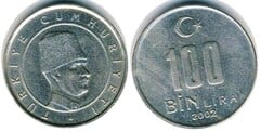 100 bin lira from Turkey