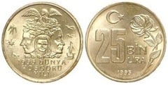 25 bin lira (Protección del Medio Ambiente) from Turkey