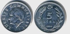 5 lira from Turkey