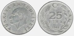 25 liras from Turkey