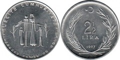 2 1/2 liras from Turkey