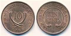 10 centavos from Uganda