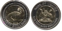 1,000 shillings (50 Aniversario de la Independencia) from Uganda