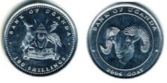 100 shillings (Zodiaco Chino-Cabra) from Uganda