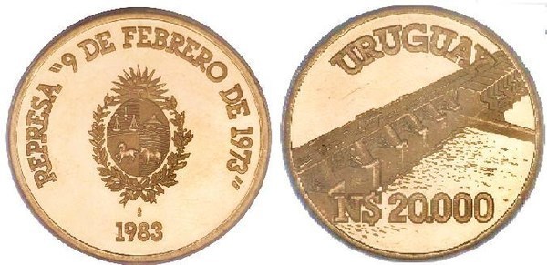 Photo of 20.000 nuevos pesos (Represa 9 de Febrero de 1973)