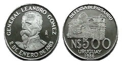 500 nuevo pesos (Defense of Paysandu) from Uruguay