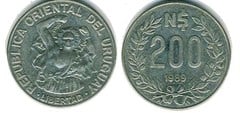 200 nuevos pesos from Uruguay