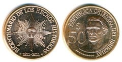 50 pesos (Bicentenario de los Hechos Históricos) from Uruguay
