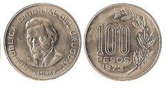 100 pesos from Uruguay