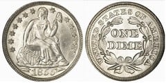 1 dime (Seated Liberty Dime) from USA