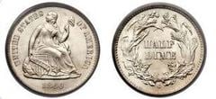 1 half dime (Seated Liberty) from USA