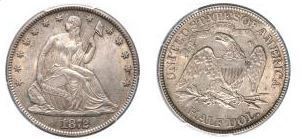 Photo of 1/2 dollar (Seated Liberty)