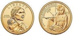 1 dollar (Sacagawea Dollar - Native American Dollar - Native Hospitality) from United States