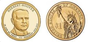 Photo of 1 dollar (Presidentes de los EEUU - Herbert Hoover)