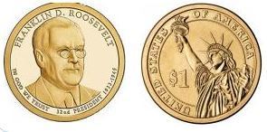 Photo of 1 dollar (Presidentes de los EEUU - Franklin D. Roosevelt)