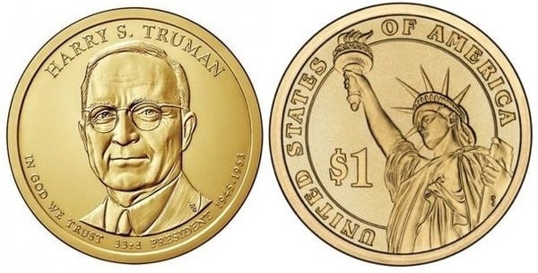 Photo of 1 dollar (Presidentes de los EEUU - Harry S. Truman)