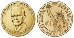 1 dollar (Presidentes de los EEUU - Dwight D. Eisenhower) from United States