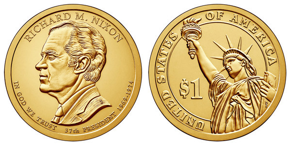 Photo of 1 dollar (Presidentes de los EEUU - Richard M. Nixon)