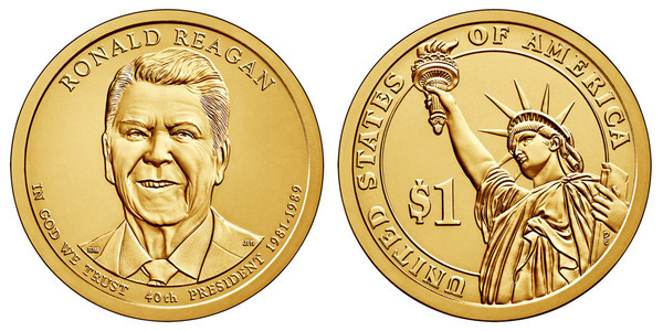 Photo of 1 dollar (Presidentes de los EEUU - Ronald Reagan)