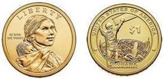 1 dollar (Sacagawea Dollar - Native American Dollar - Mohawk Ironworkers) from United States