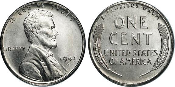 Photo of 1 cent ( Steel Cent)