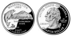 1/4 dollar (50 U.S. States - Washington) from United States
