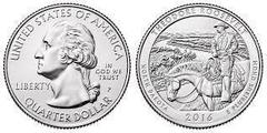 1/4 dollar (America The Beautiful - Theodore Roosevelt Park) from United States