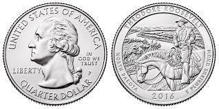 Photo of 1/4 dollar (America The Beautiful - Theodore Roosevelt Park)