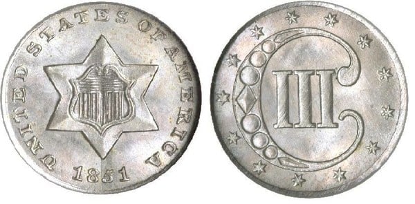 Photo of 3 cents (tipo 1)