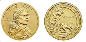 Photo of 1 dollar (Sacagawea Dollar - Native American Dollar - Sequoyah)