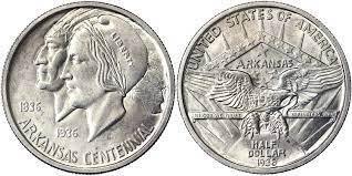 Photo of 1/2 dollar (Centenario de la creación del Estado de Arkansas)
