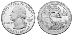 1/4 dollar (America The Beautiful - Apostle Islands National Lakeshore, Wisconsin) from USA