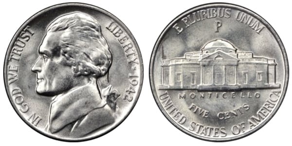 Photo of 5 cents (Jefferson)