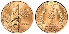 5 dollars (Juegos Olímpicos de Atlanta) from United States