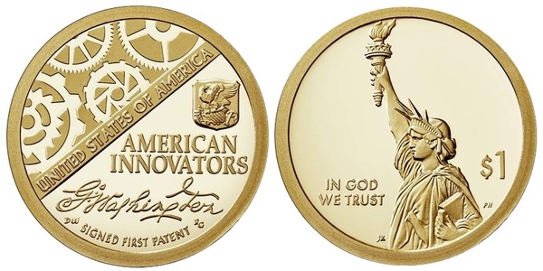 Photo of 1 dollar (Innovación - Primera patente americana)