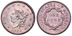1 cent (Liberty Head / Matron Head) from USA