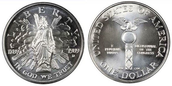Photo of 1 dollar (200 Aniversario del Congreso)